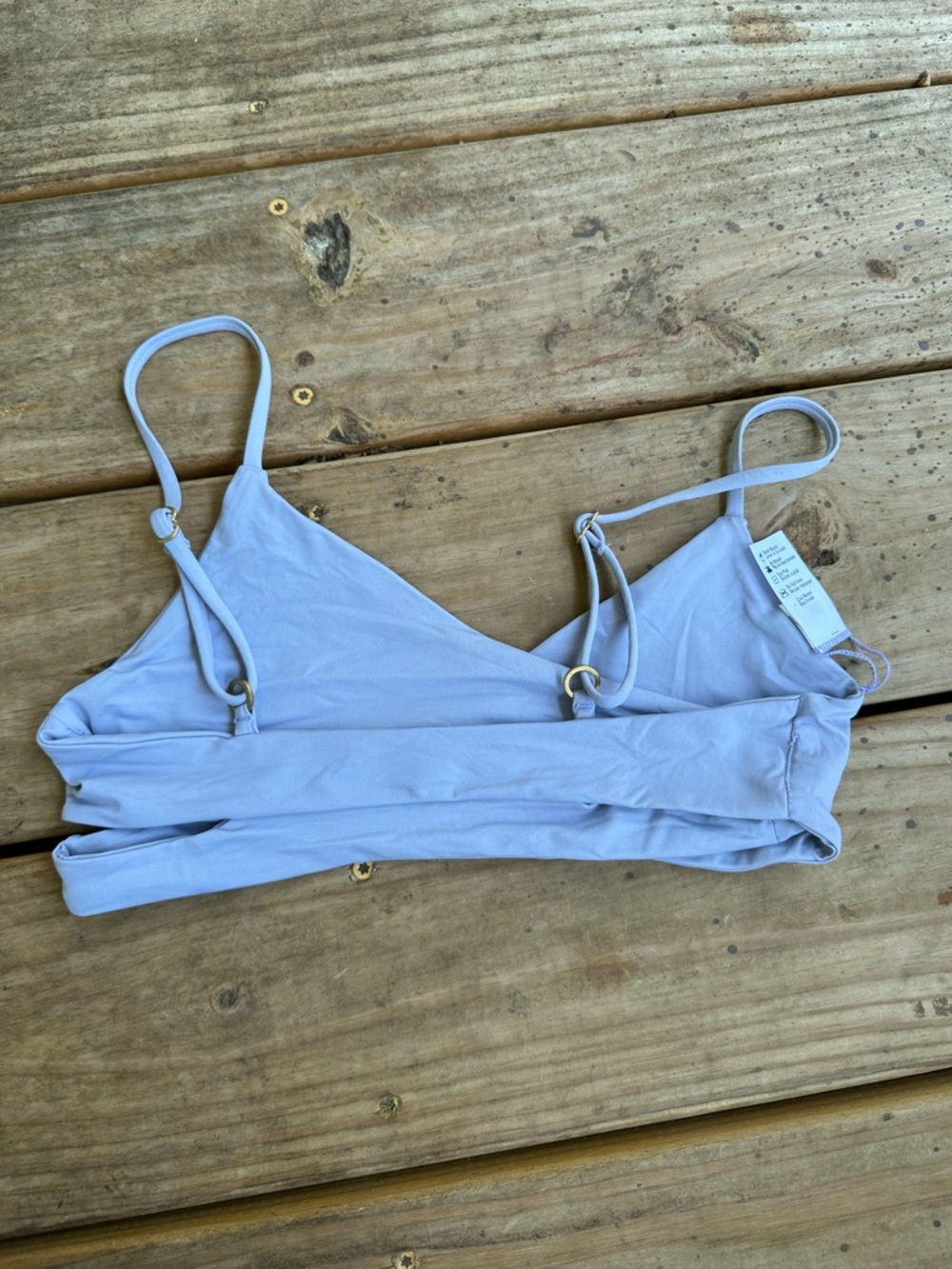 NWOT L*Space Rocky bikini top lilac - Picture 3 of 4